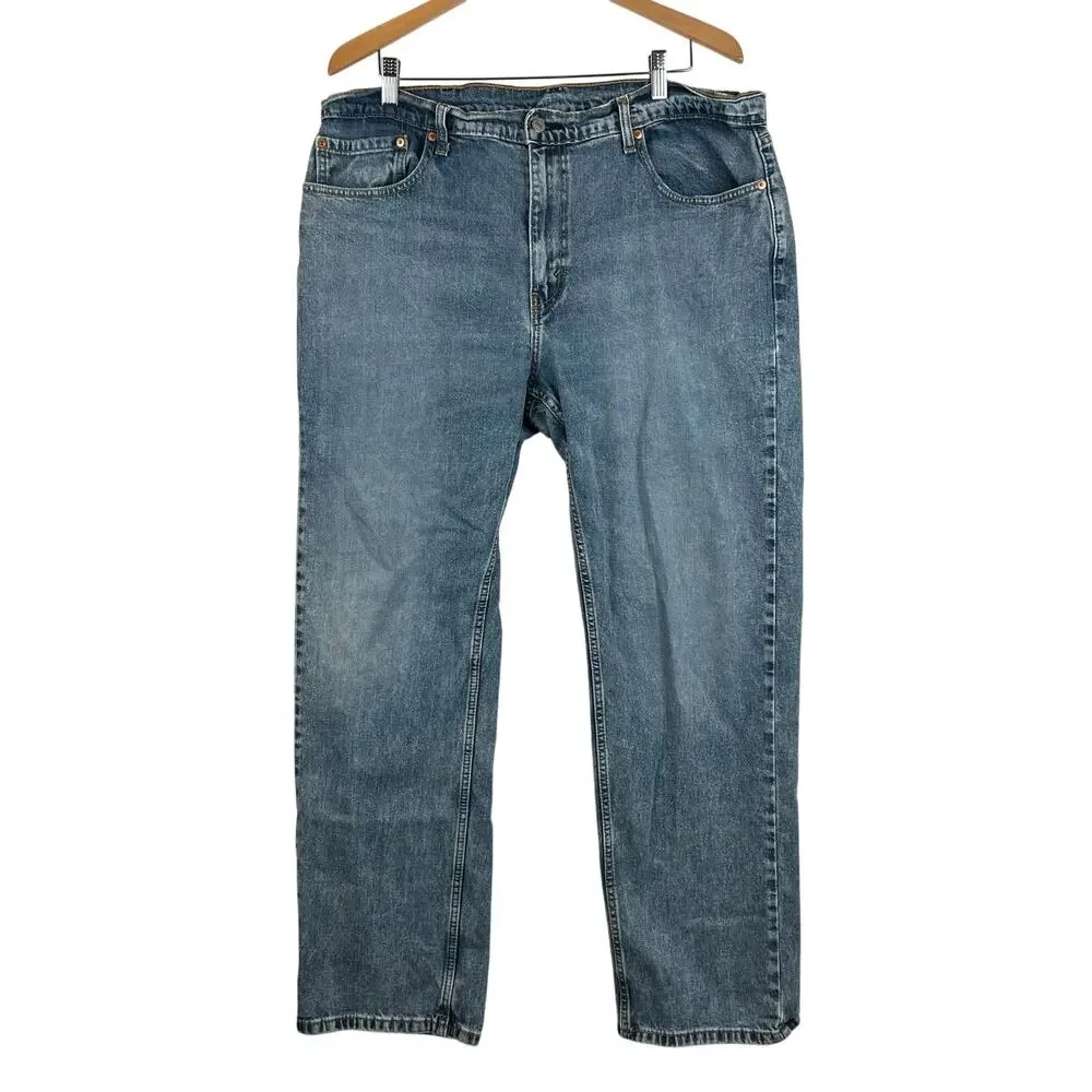 Levis 559 Jeans Mens‎ 40x32 Blue Relaxed Straight Mid Rise Medium Wash Denim Y2K